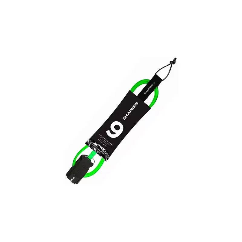 Leash surf Shapers Longboard Lime Schnäppchen