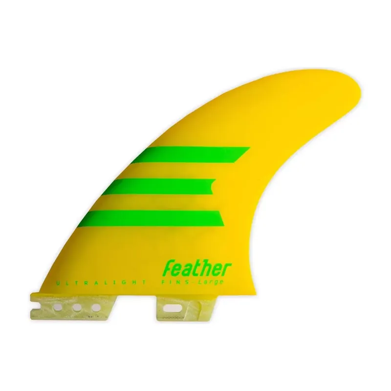 Super-Preis Finnen surf-Feather Ultralight Epoxy HC Click-Tab Yellow
