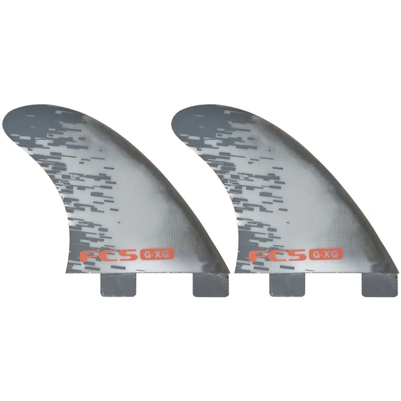 Finnen FCS PC Quad Rear Smoke/Red Neue Kollektion