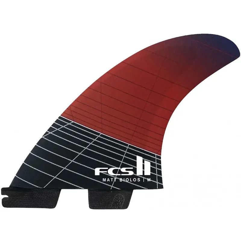 Markenware Finnen surf FCSII Matt Biolos PCC Red