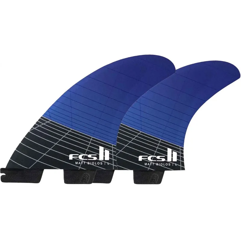 Finnen surf FCSII Matt Biolos PCC Tri-Quad Blue Bestseller