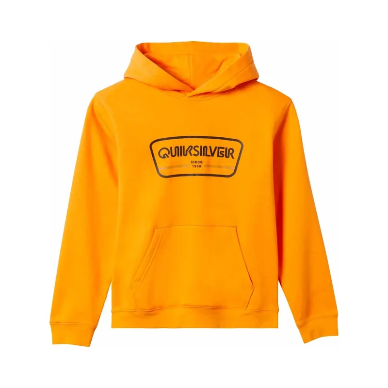 Sweatshirt Quiksilver Graphic Youth Hoodie Orange Bestseller