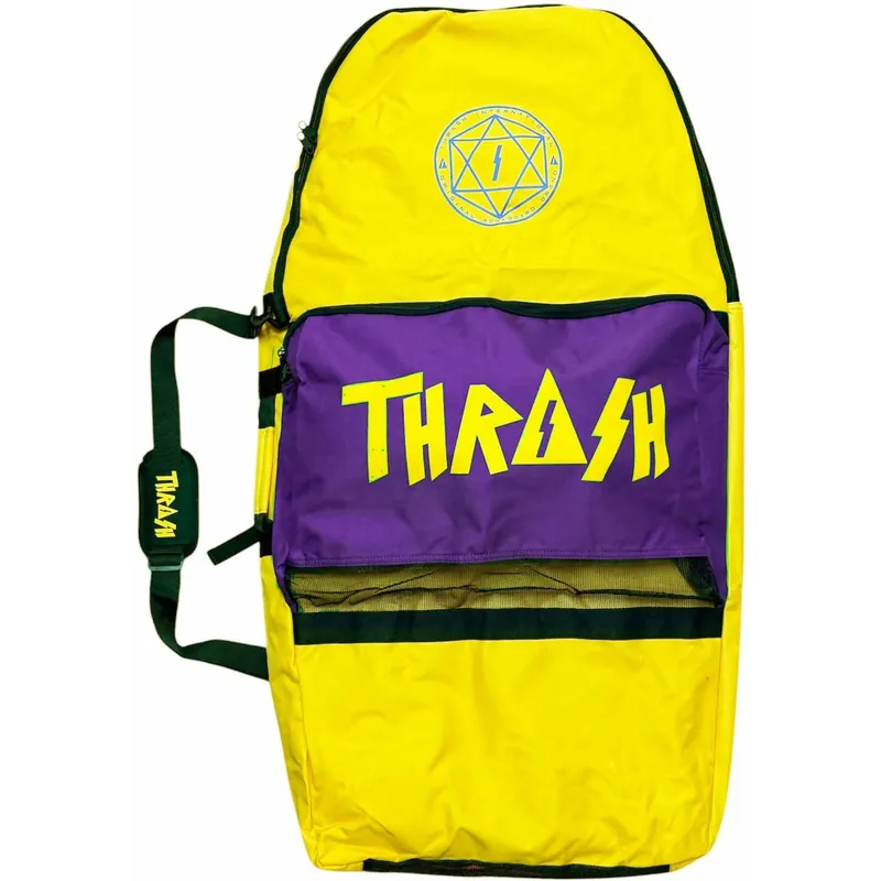 Boardbag bodyboard Thrash Daily retro Yellow/Purple Geprüft