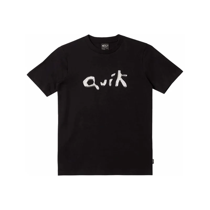T-shirt quiksilver Liquid Mer Black Neu
