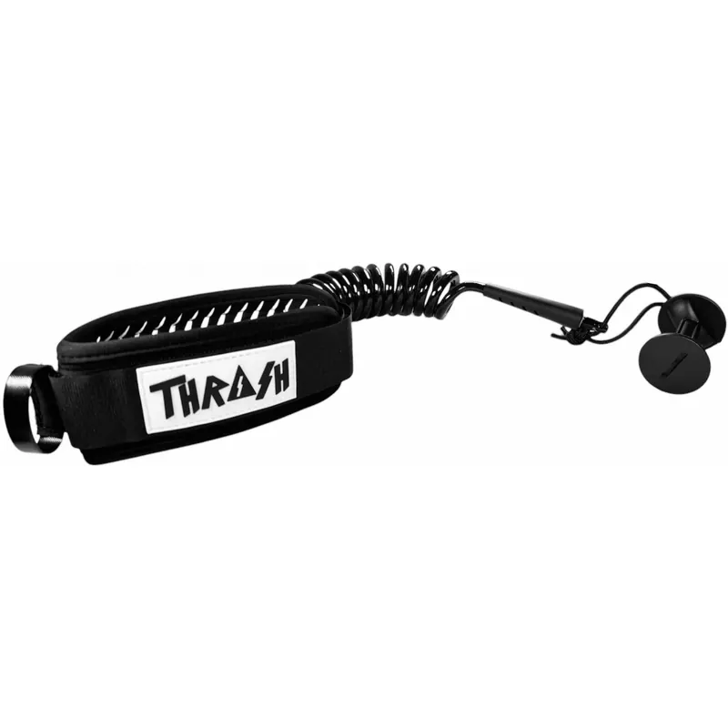 Leash für bodyboard Thrash-Bizeps V-Grip 8mm Black Sonderaktion