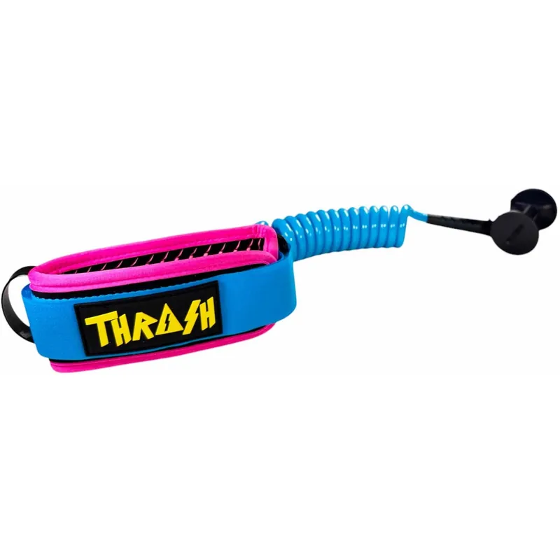 Neu Im Sortiment Leash für bodyboard Thrash-Bizeps V-Grip 8mm Blue/Pink