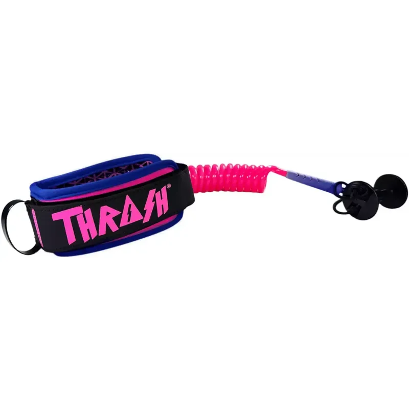 Garantierte Lieferung Leash für bodyboard Thrash 9mm Ultra Series Pink/Blue