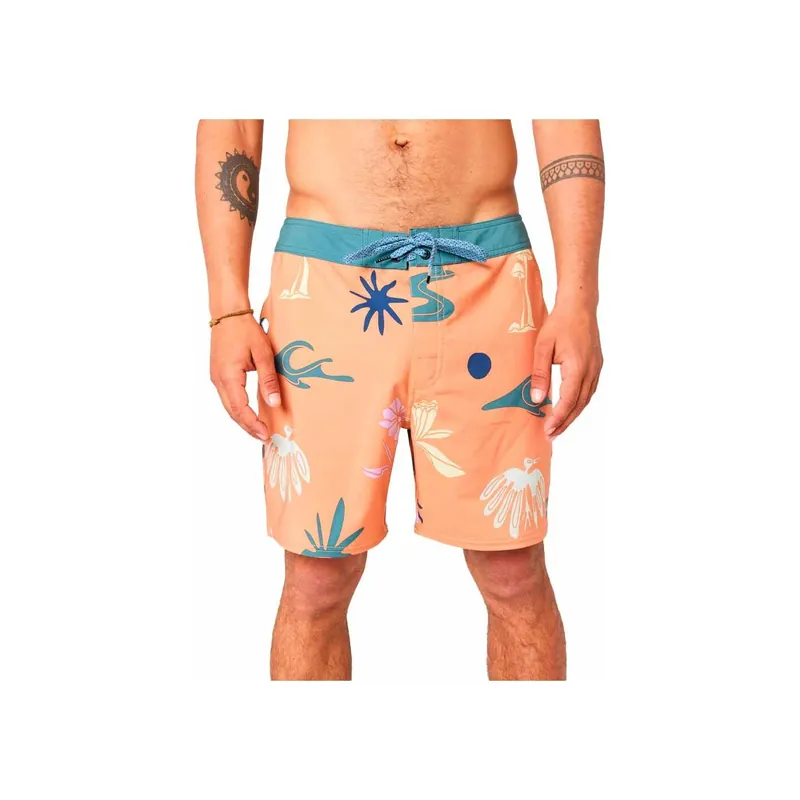 Badehose Rip Curl Mirage Retro Snapa Orange Zertifiziert