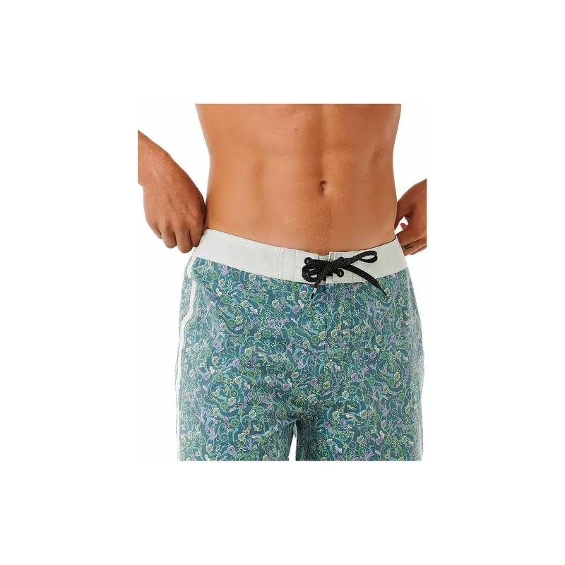 Badehose Rip Curl Mirage Floral Reef blue stone Markenprodukt