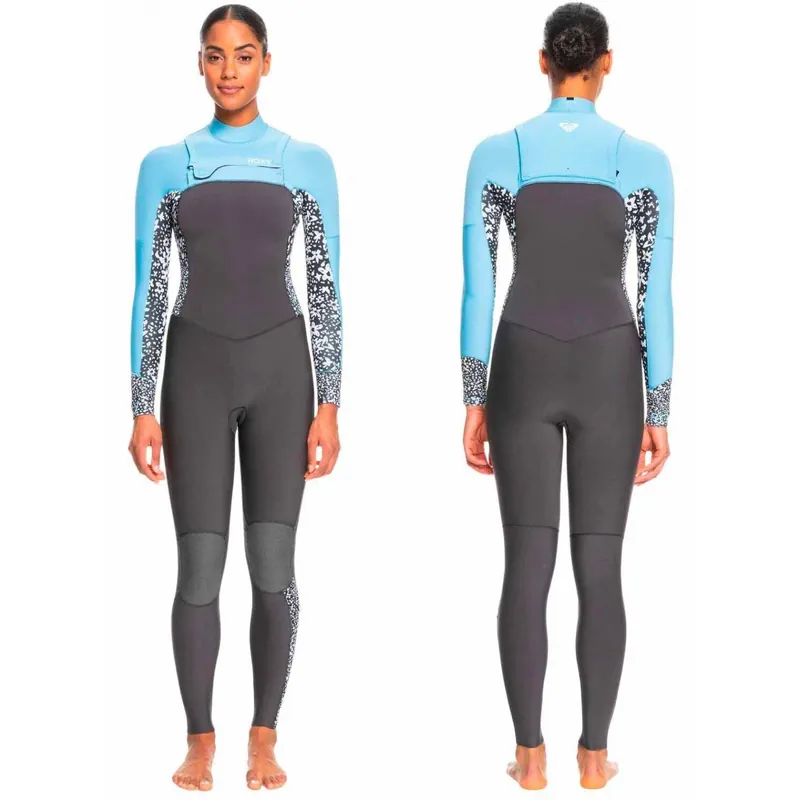 Neuheit Roxy Swell Series 3/2mm Neoprenanzug CZ Jet/Boy Blue
