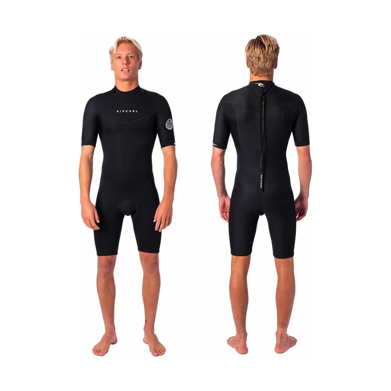 Shorty von Rip Curl Dawn Patrol 2mm SS BZ Black Must-Have
