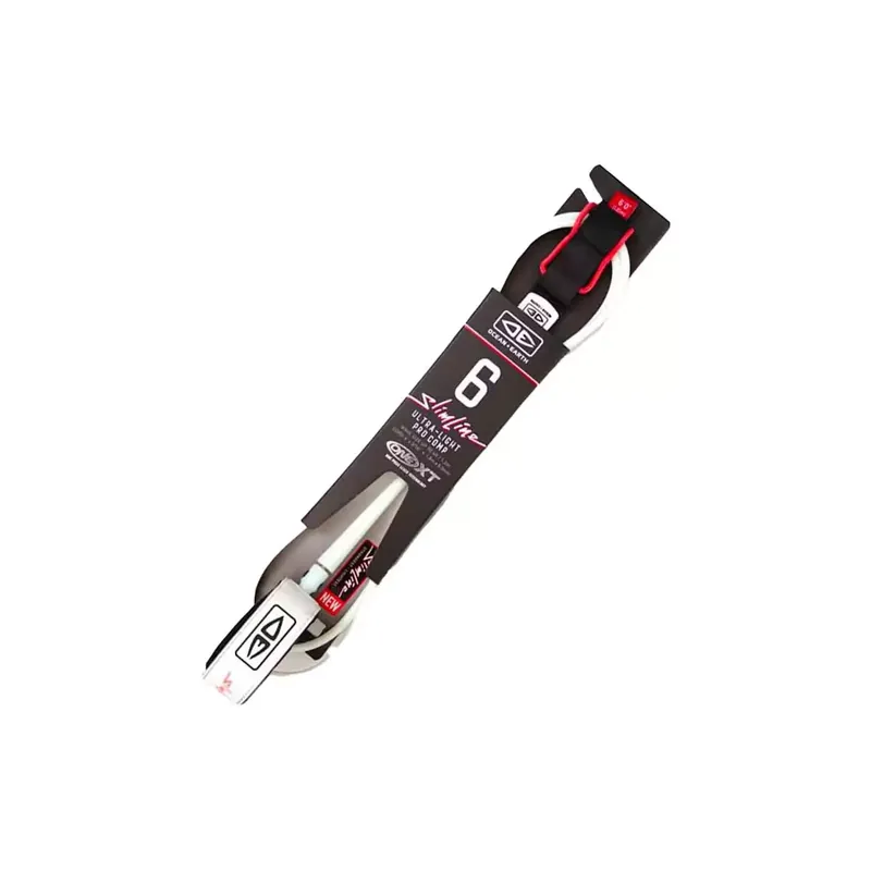 Leash von Ocean & Earth SLIMLINE Pro/Comp White Neu