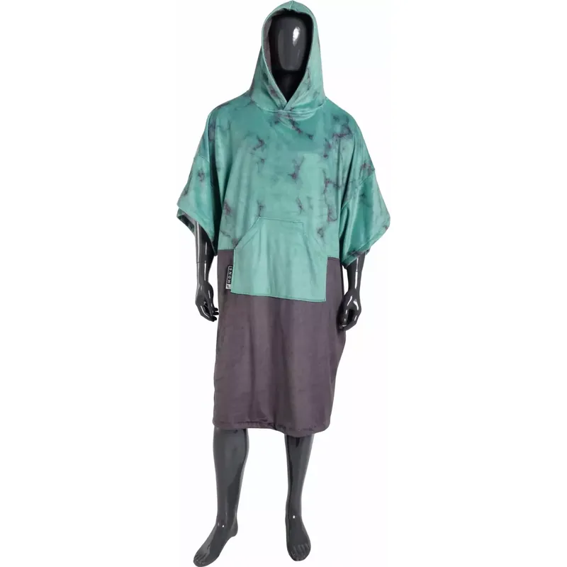 Billig Poncho handtuch Madness Teal Marble