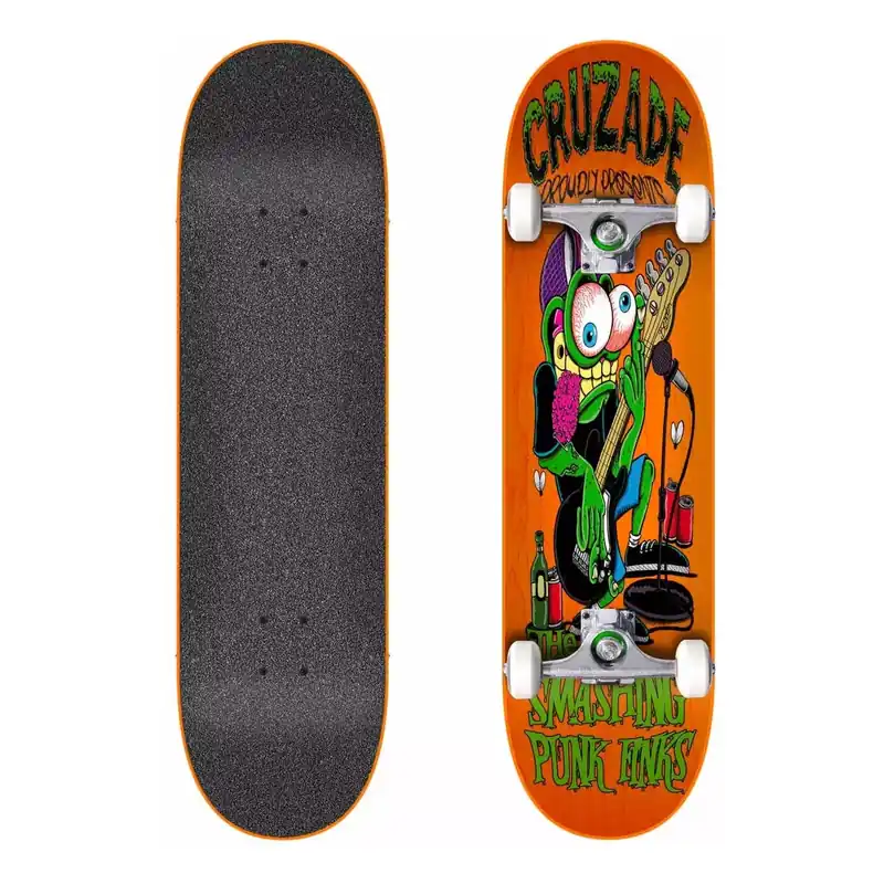 Nur Für Kurze Zeit completo Skateboard Cruzade Smashing Punk Finks 7,75''