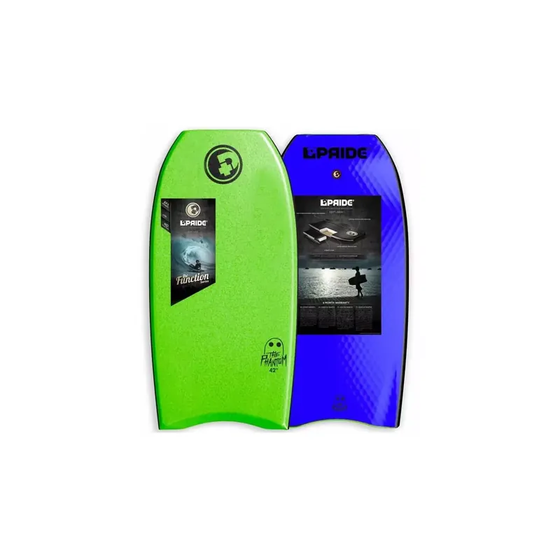 Nur Heute bodyboard Pride Phantom Lime Green/Blue