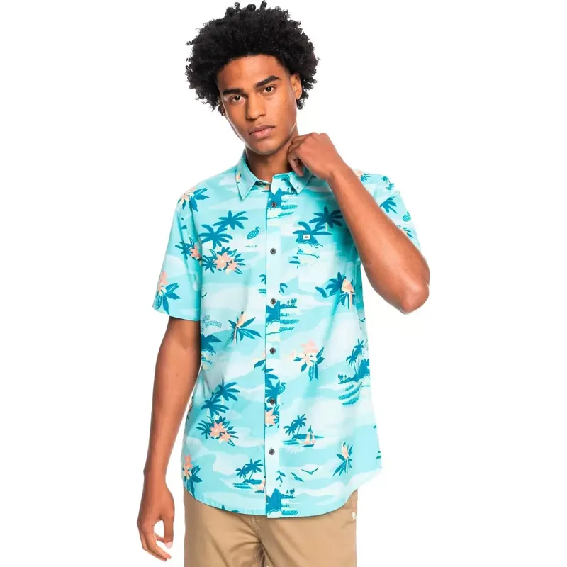 Quiksilver Birdwatcher Hemd blue Direkt Vom Hersteller
