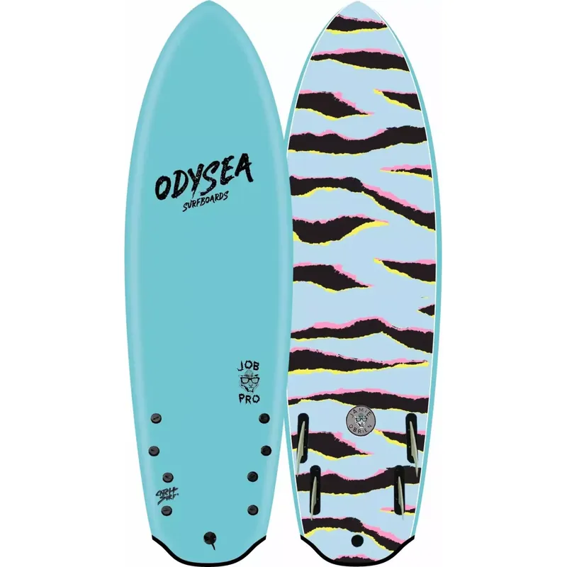 Surfbrett softboard Catch Surf Odysea Pro Job Quad Sky Blue Wochenendangebot