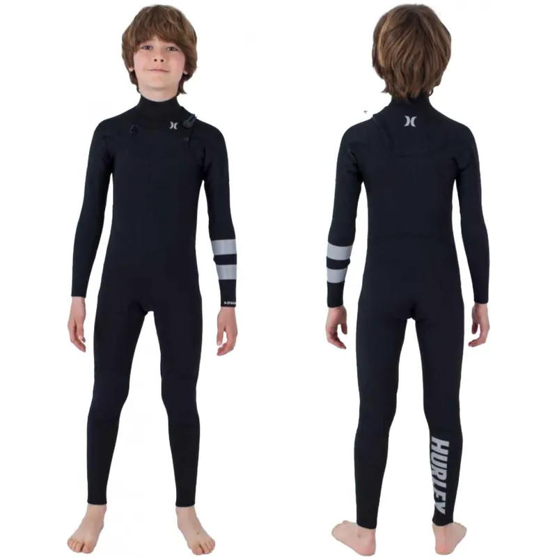 Zertifiziert Neopren Hurley Advantage Kids 4/3mm Black
