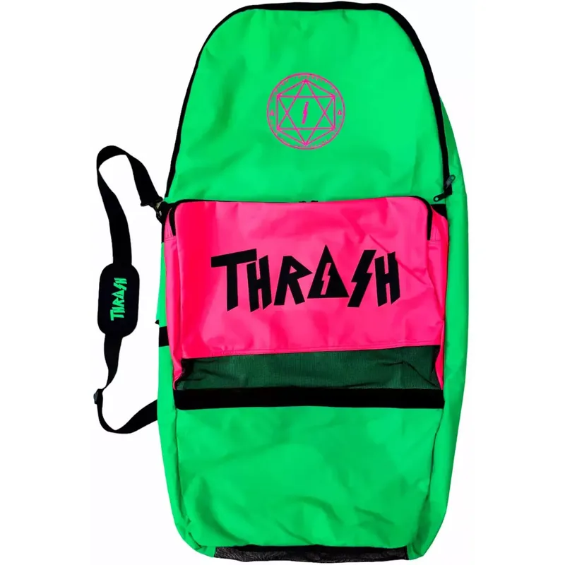 Boardbag bodyboard Thrash Daily retro Green/Pink Letzte Chance