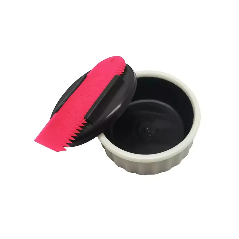 Jetzt Kaufen Box für paraffin Wax Sex Container+comb White/Pink