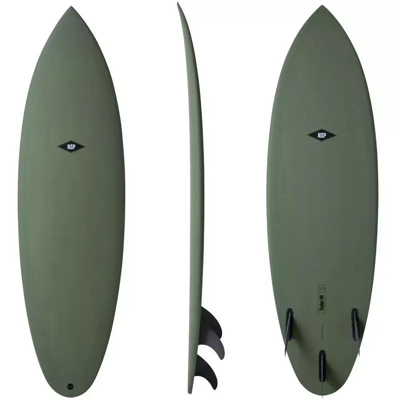 Surfbrett NSP Tinder Protech Olive Tint Finale Aktion