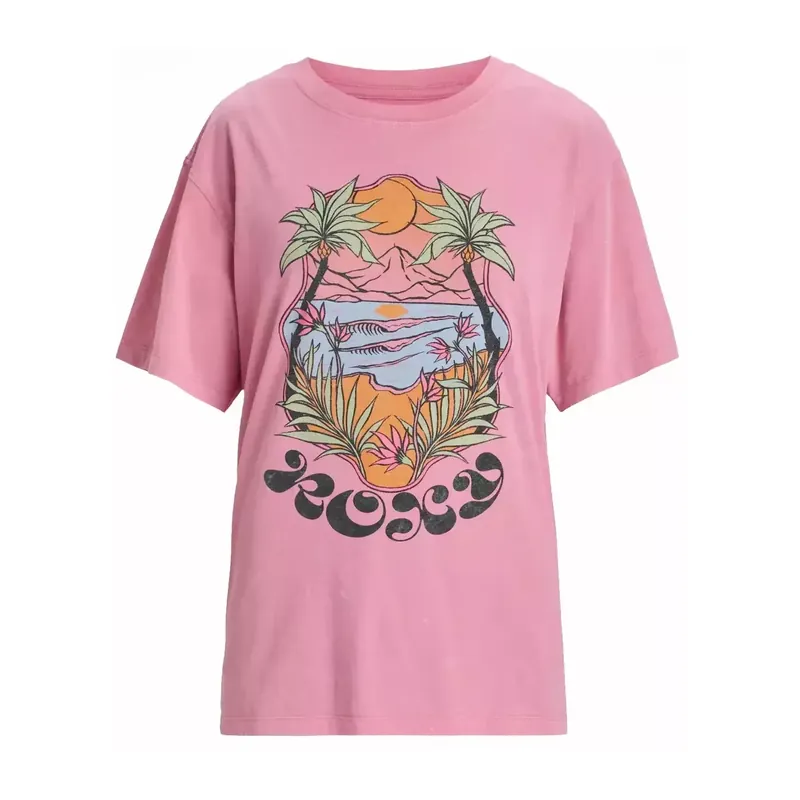 Kracherpreis T-Shirt Roxy Sunny Oversize Orchid Smoke