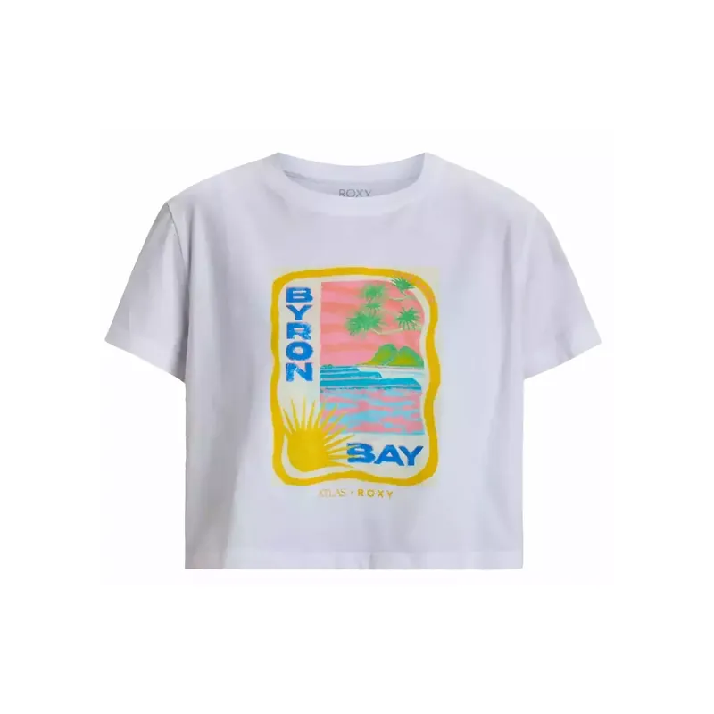 Ausverkauf T-Shirt Roxy Atlas Bright White Byron Bay