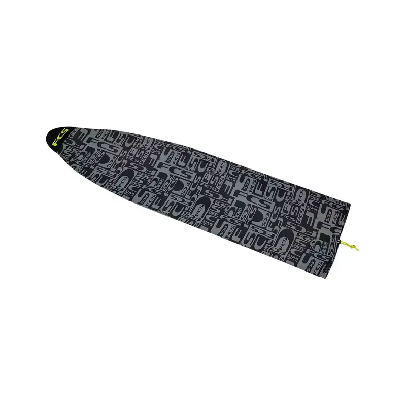 Sokkenhoes FCS Stretch Cover All Purpose Monogram Coal/Lime Beliebt
