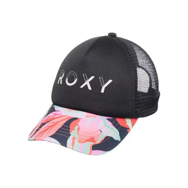 Mütze Roxy Honey Coconut Anthracite The Moves Floral Sonderangebot