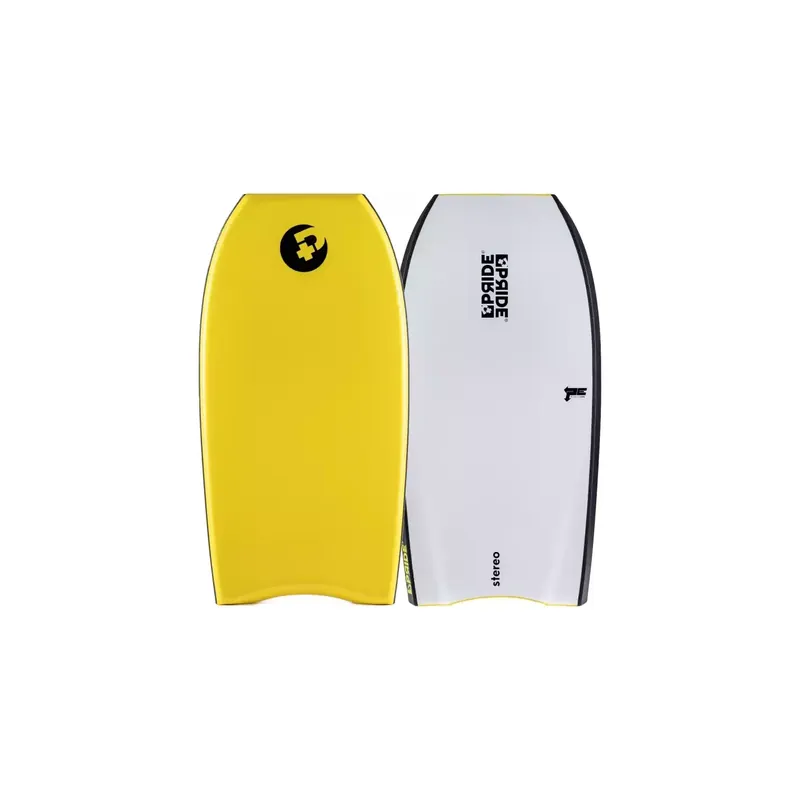 Knallerangebot Bodyboard Pride Stereo PE HD Recycled Yellow/ White