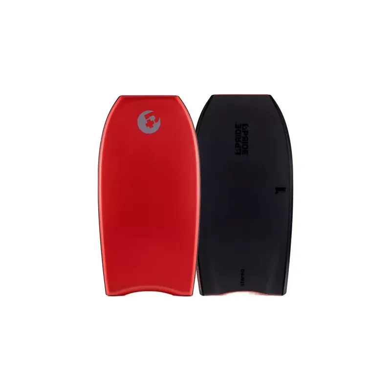 Bodyboard Pride Stereo PE HD Recycled Red/ Metalic Dark Grey Neue Kollektion