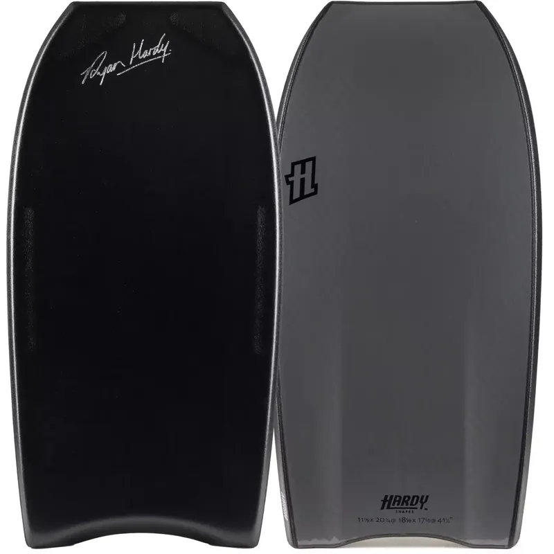 Schnäppchen Bodyboard Hardy Shapes Ryan Hardy Pro Mini Quad Concave K15 PP Black/Grey