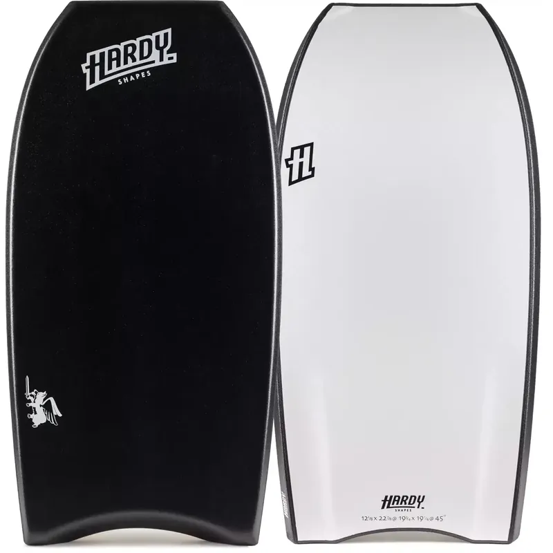 Zertifiziert Bodyboard Hardy Shapes Corgie PP Volume + Black/White