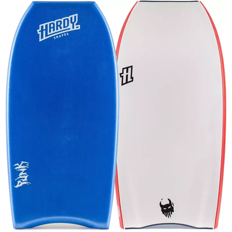 Letzte Chance Bodyboard Hardy Shapes Charger Punk PE Double Stringer Royal Blue/White