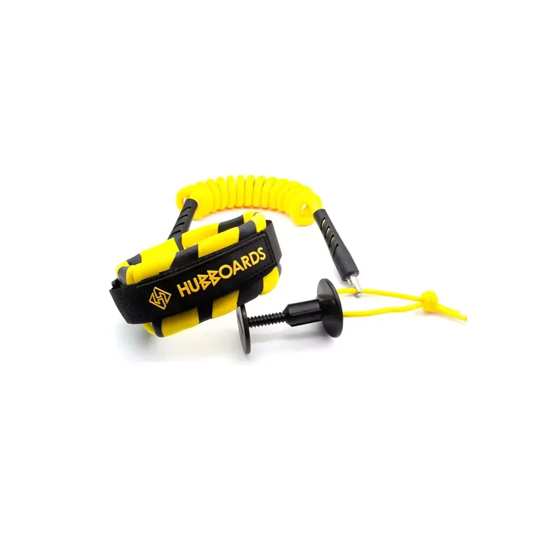 Expressversand Leash für bodyboard Hubboards bizeps Yellow/Black