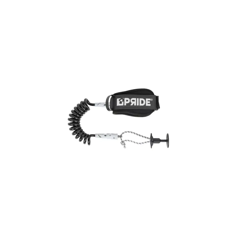 Leash für Bodyboard Pride Stretchfit biceps Black/White 8mm Sonderaktion
