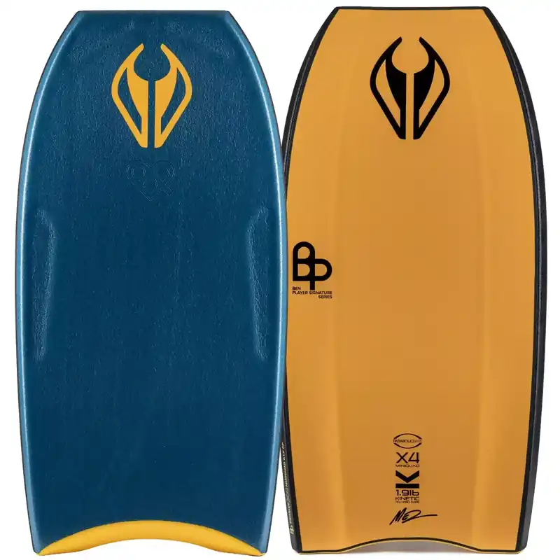 Meistverkauft Bodyboard NMD Ben Player Proride X4 Mini Quad K19 PP Deep Sea Green/Tangerine