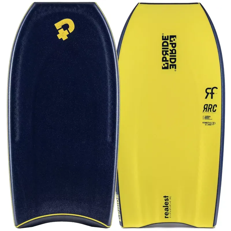 Bodyboard Pride Realest PP Radial Varial RRC Midnight Blue/Fluro Yellow Bestseller