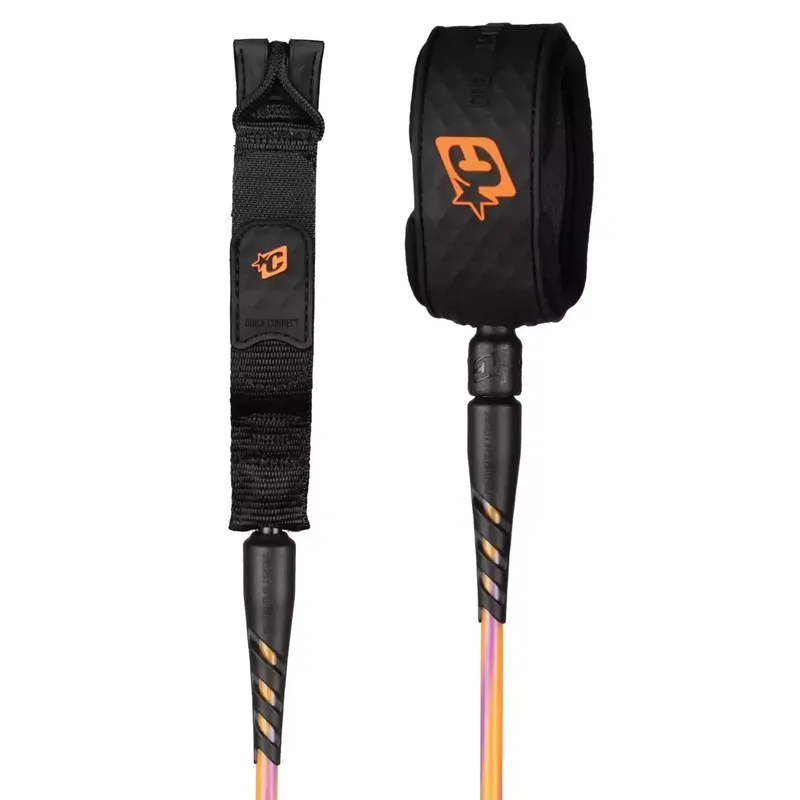 Leash surf-Creatures Reliance 2.0 Medium Duty Hi-Vis Purple Twist Black Abverkauf