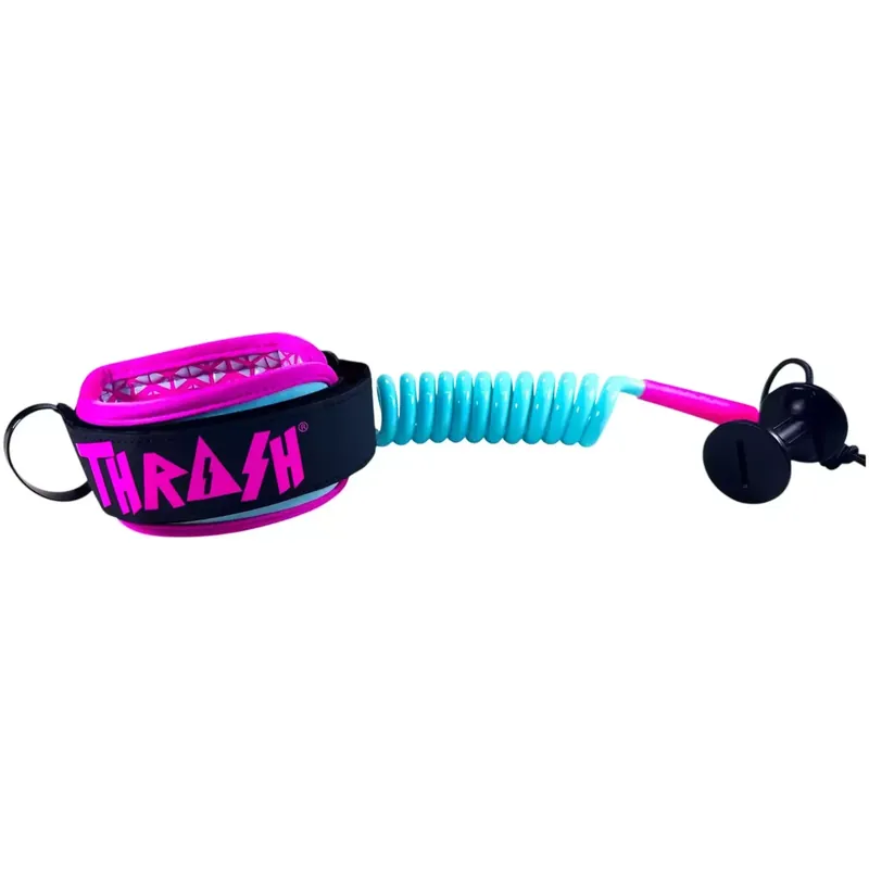Leash für bodyboard Thrash 9mm Ultra Series Aqua/Pink Sonderaktion