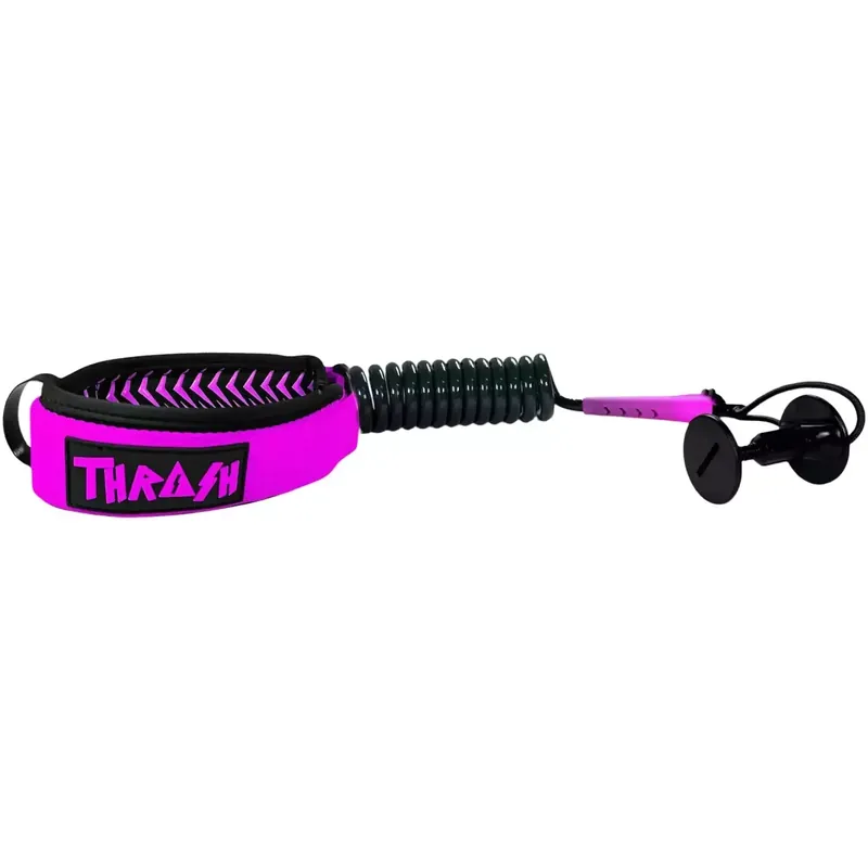 Neue Kollektion Leash für bodyboard Thrash-Bizeps V-Grip 8mm Black/Pink
