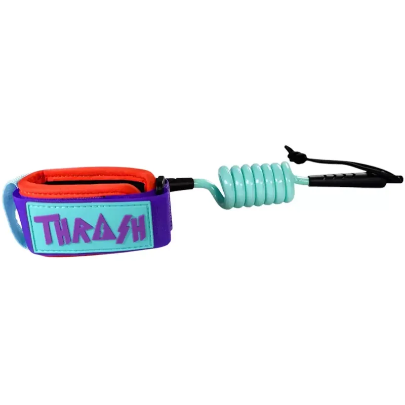 Bestseller Leash für bodyboard Thrash Cam wrist 8mm Aqua/Purple