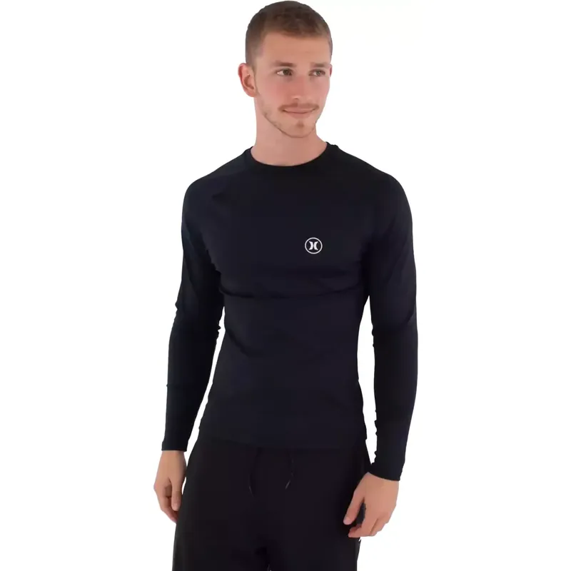 Wochenendangebot Hurley Icon Circle Black LS Lycra