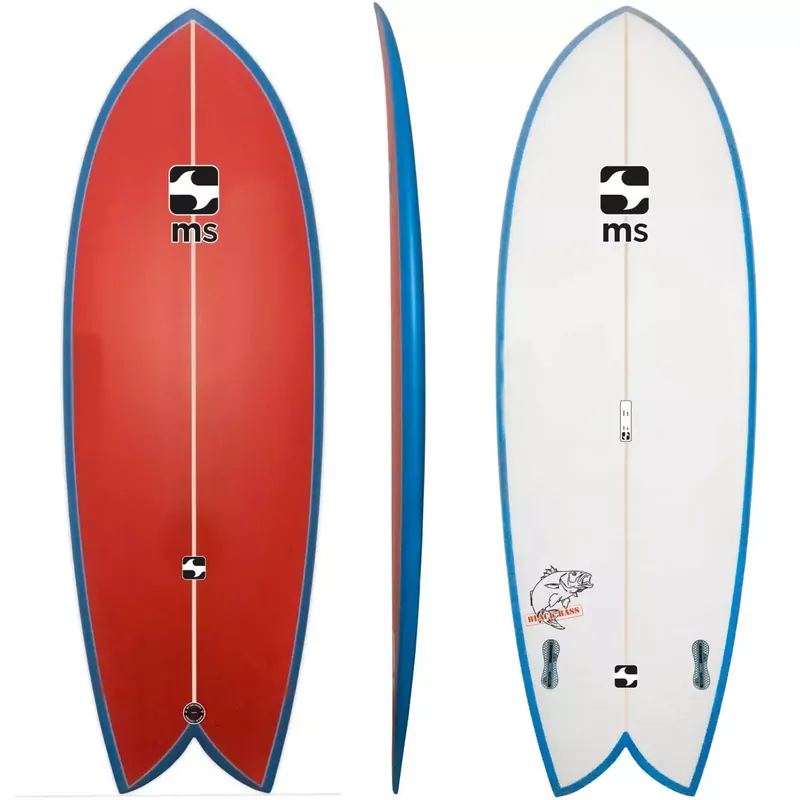 Surfbretter Retro Fish MS Black Bass Retro Twin Direkt Vom Hersteller