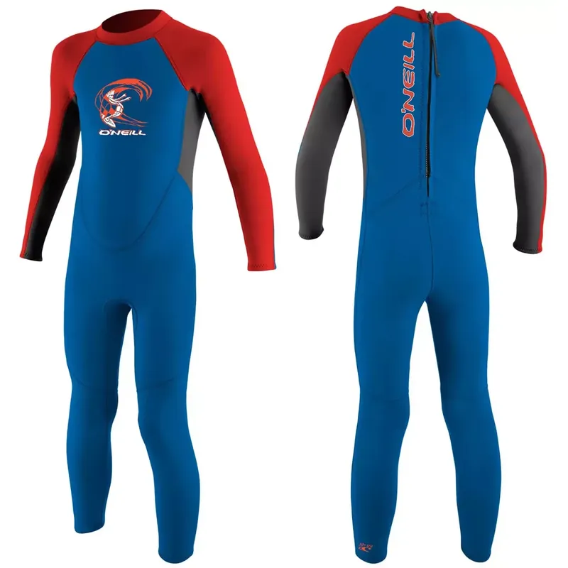 Echt ONeill neopren Reactor 2mm Toddler Ocean/Graphite/Red