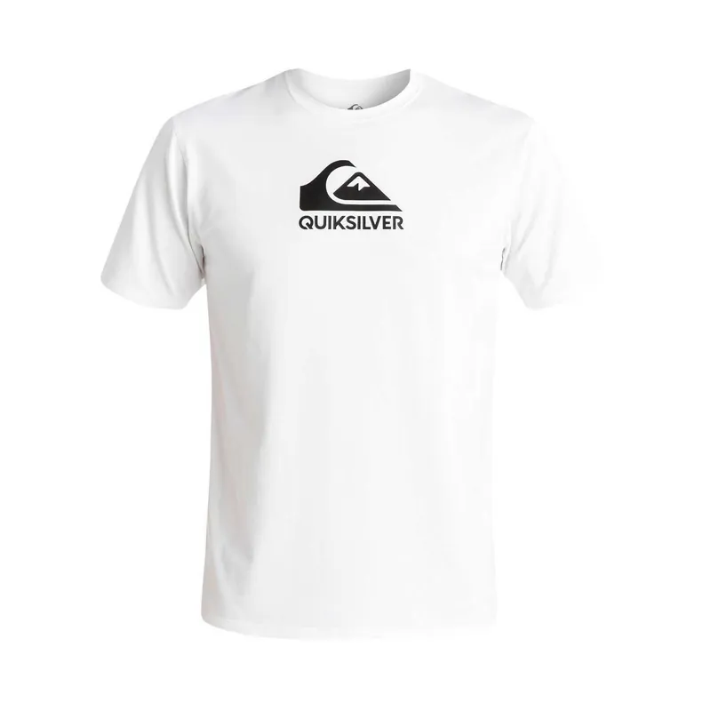 Neuheit T-shirt UV- quiksilver Solid Streak White