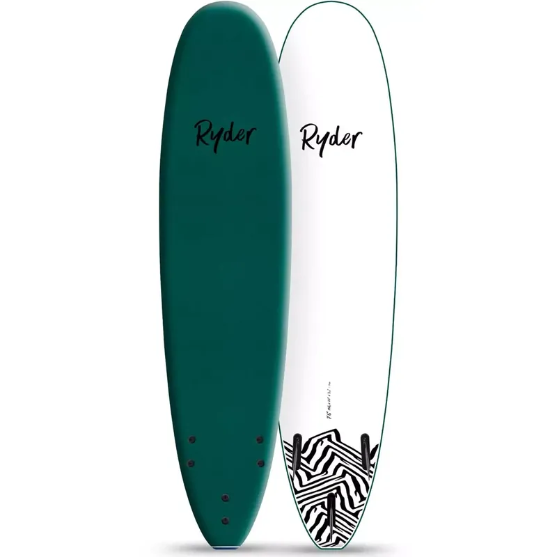 Surfbrett softboard Ryder Mal Mallard Green/White Nur Für Kurze Zeit