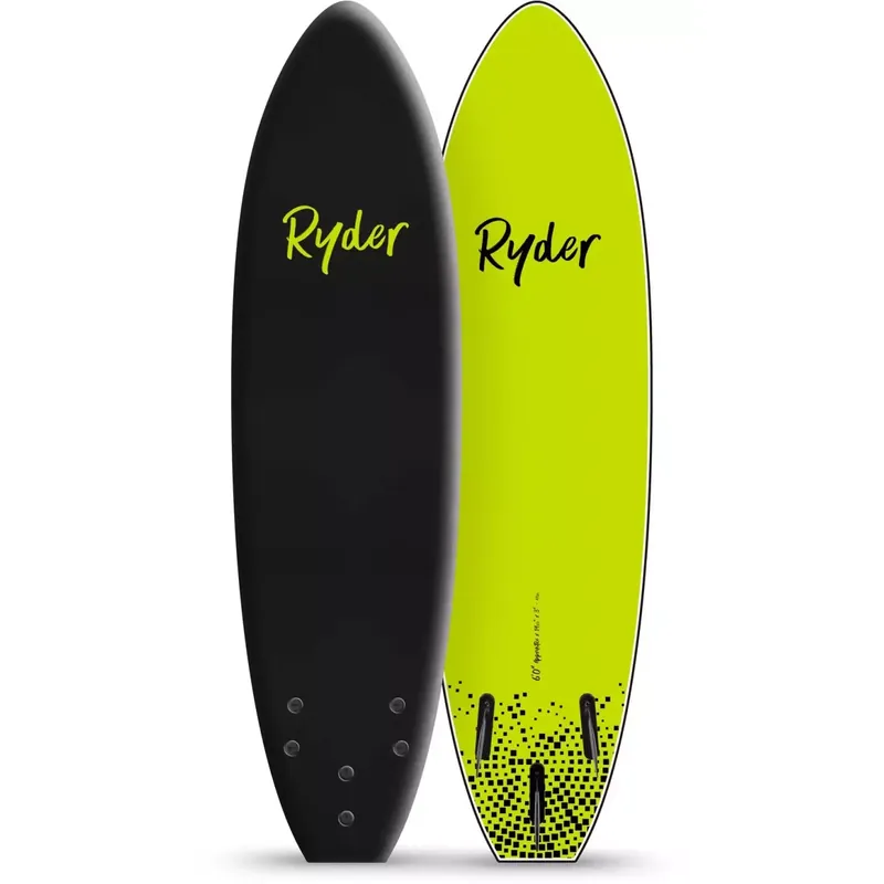 Surfbrett softboard Ryder Apprentice Thruster Black Preis Gesenkt