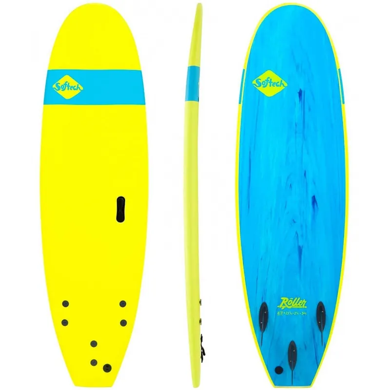Surfbrett Softech Roller Yellow/ Blue Markenprodukt