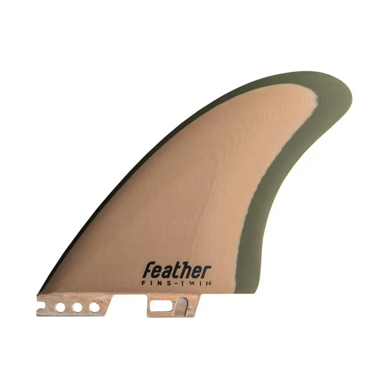 Finnen surf Feather Fins Twin Modern Keel Click Tab Geprüft